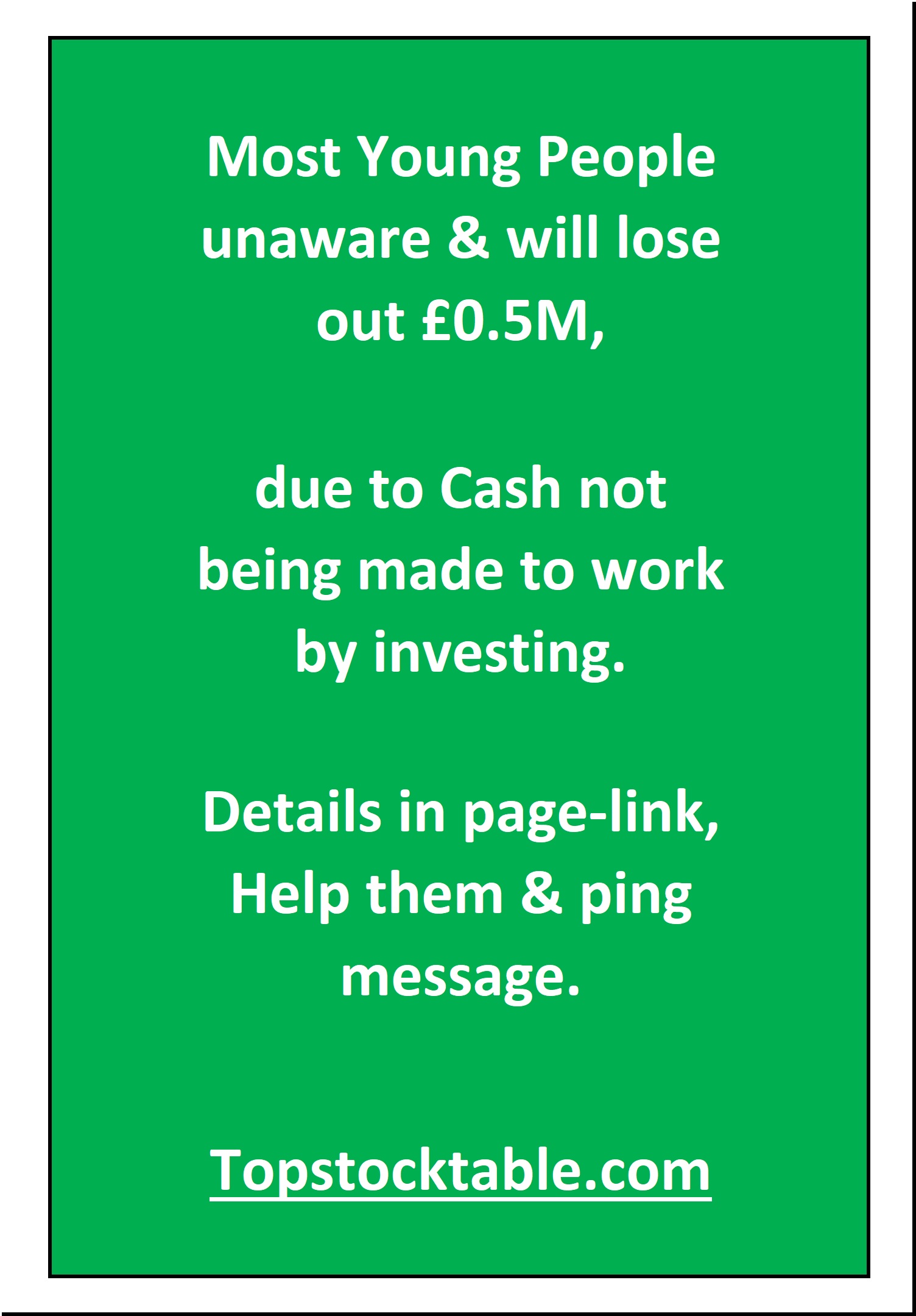 Ad Slot �0.5M Message